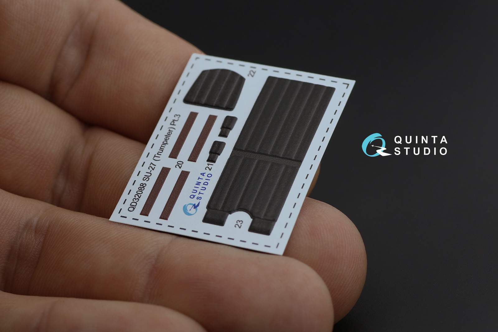 QD32088 3D Декаль интерьера кабины Су-27 (Trumpeter) (full version)