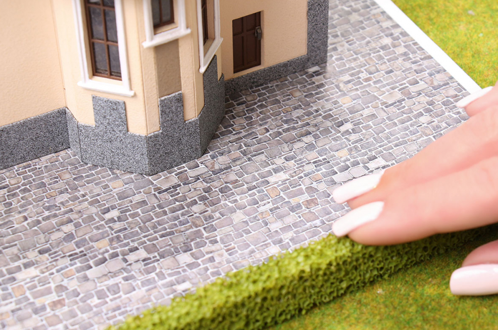 040tkb002 Текстура каменной кладки для макетов. Лист А4.