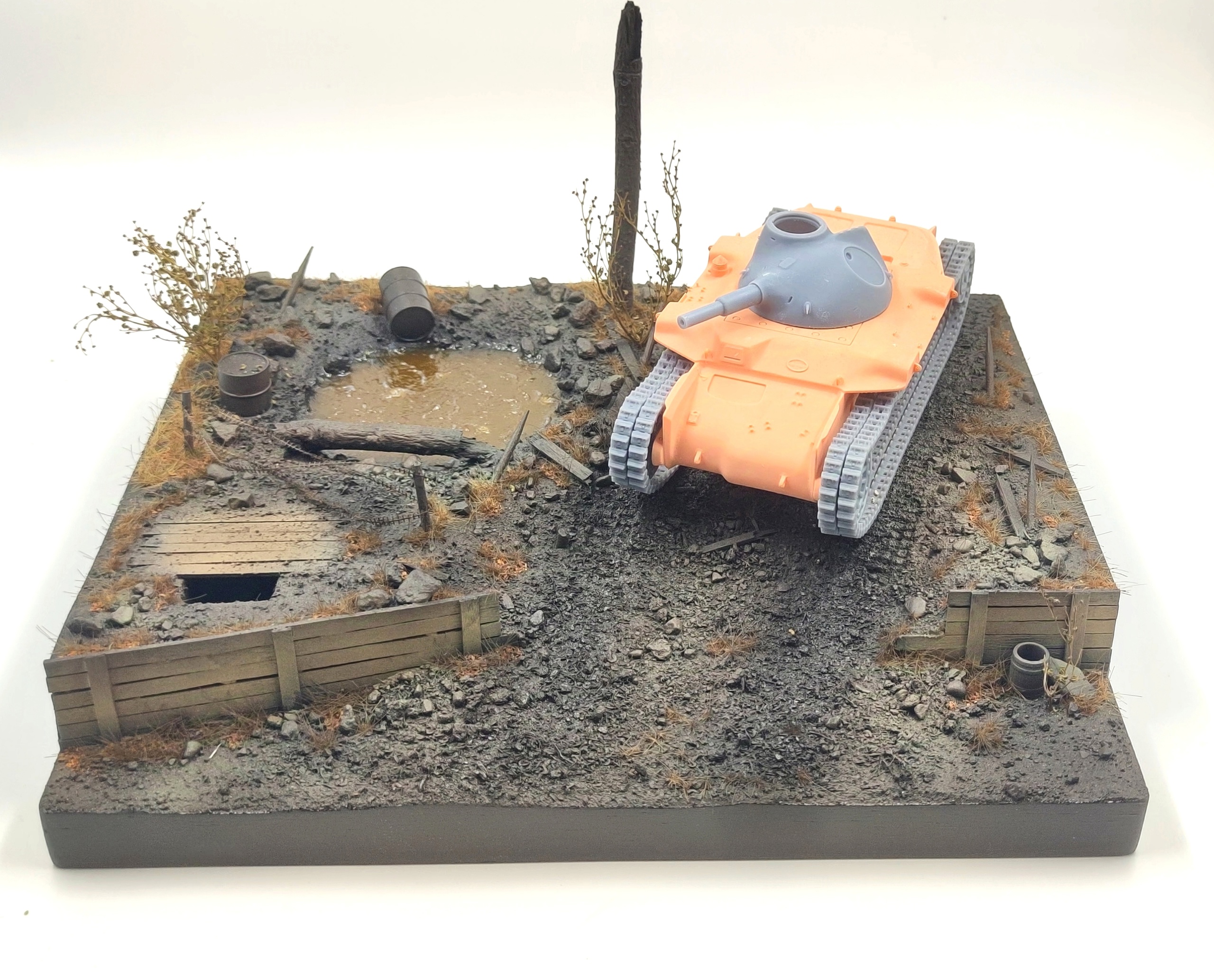 HE-35127 Подставка атака окопа Размер 30*25см