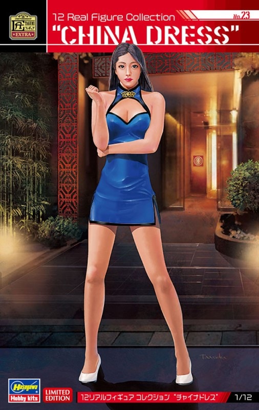 52341-Фигурка девушки, 1/12 Real Figure Collection No.23 “CHINA DRESS” (Limited Edition) Hasegawa