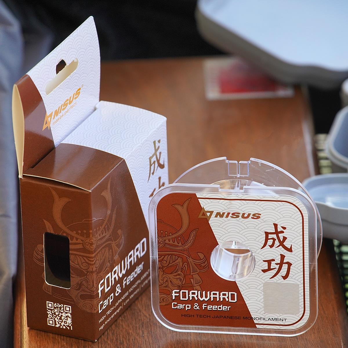 Леска FORWARD Carp & Feeder brown 0,405mm/100m Nylon (N-FСF-0405-100) Nisus( цена указана за упаковку, в количестве 10шт.)