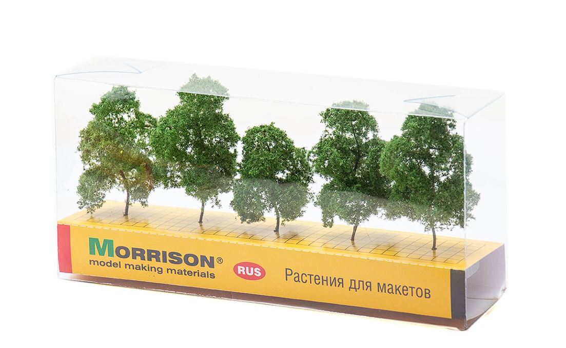 011-dpr-102 «Реалистичная крона» - Набор деревьев для макетирования 5 шт.