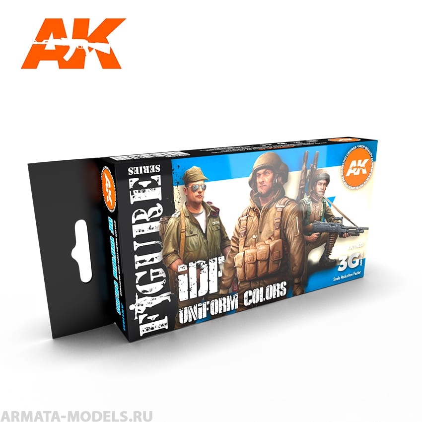 AK11631 Набор красок IDF UNIFORM COLORS 3G AK11631 Набор красок IDF UNIFORM COLORS 3G