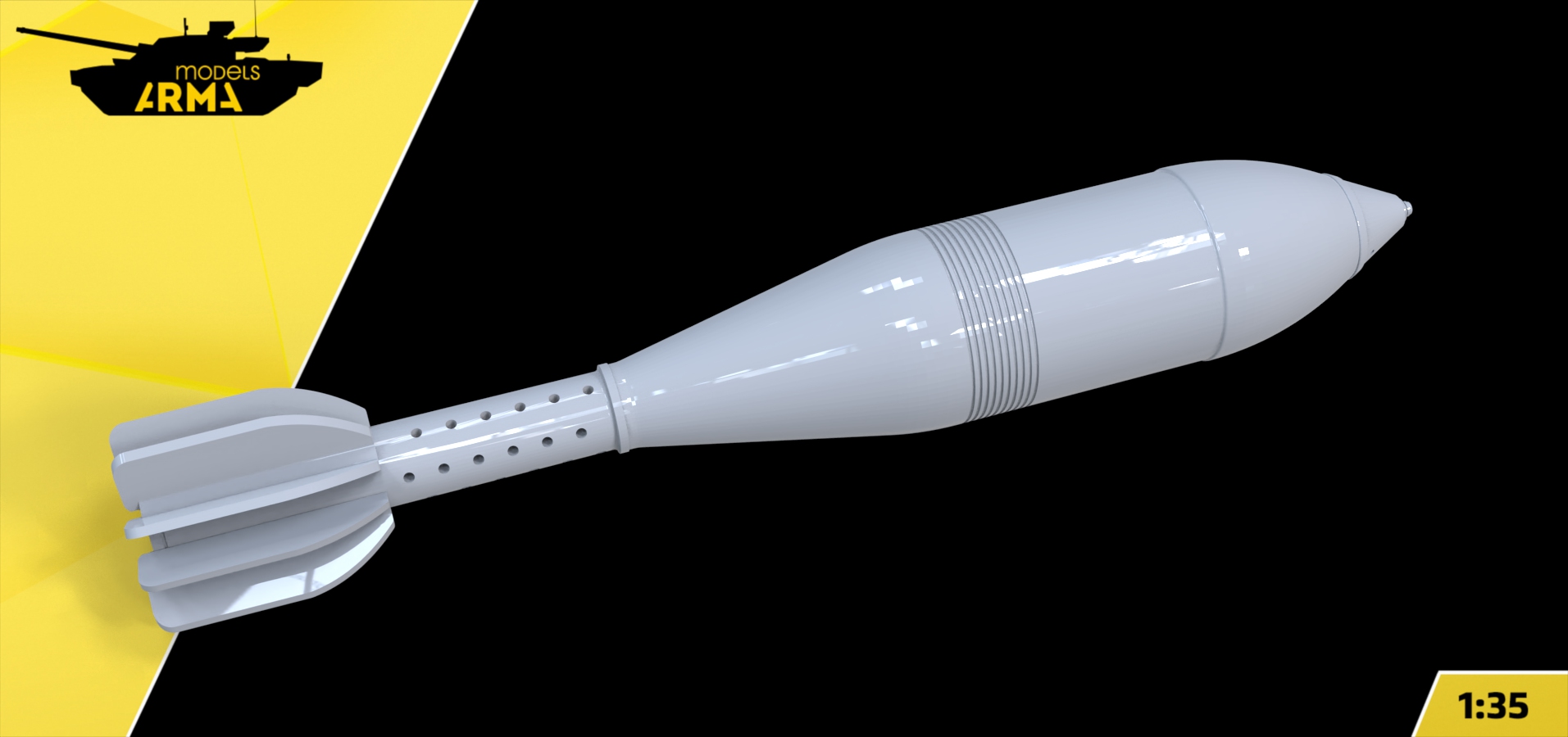 AM36015 240-мм Фугасная мина 53-ВФ-864 (Не для свободной продажи) Arma Models