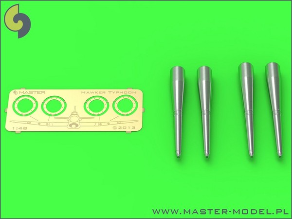 AM-48-083 Стволы к авиапушке для Typhoon Mk IB 4 шт. с кожухом компенсатора отдачи AM-48-083 Стволы к авиапушке для Typhoon Mk IB 4 шт. с кожухом компенсатора отдачи