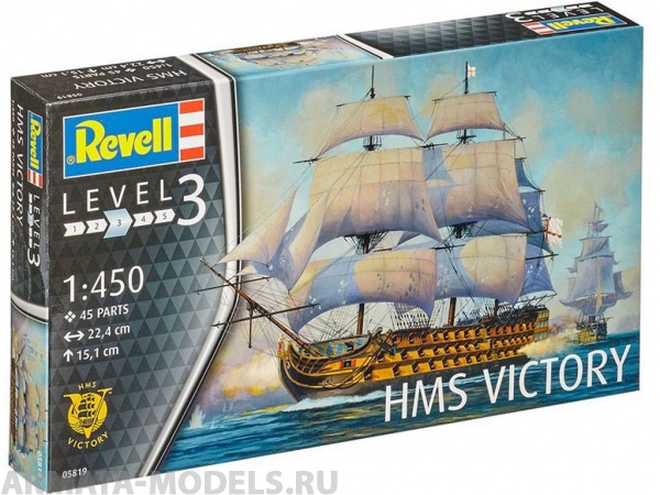 05819 Линейный корабль первого ранга Королевского флота Великобритании HMS Victory Revell