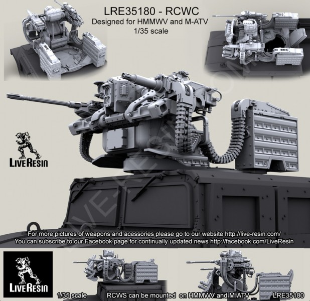 LRE35180 Remote Controlled Weapon Station For HMMWV and M-ATV