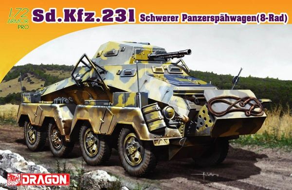 7483Д Сборная модель Sd.Kfz.231 SCHWERER PANZERSPAHWAGEN (8-RAD) Dragon