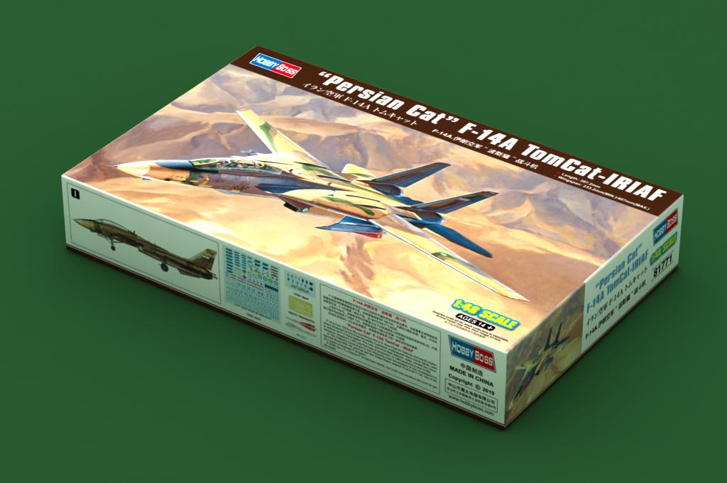 81771HB Сборная модель Палубный истребитель IRIAF Persian Cat F-14A Tomcat Hobby Boss