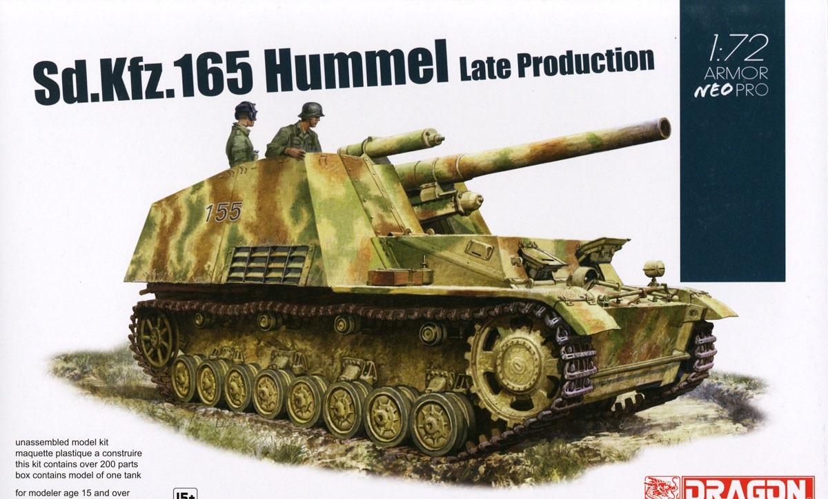 7628Д Sd.Kfz.165 HUMMEL LATE PRODUCTION w/NEO TRACK Dragon