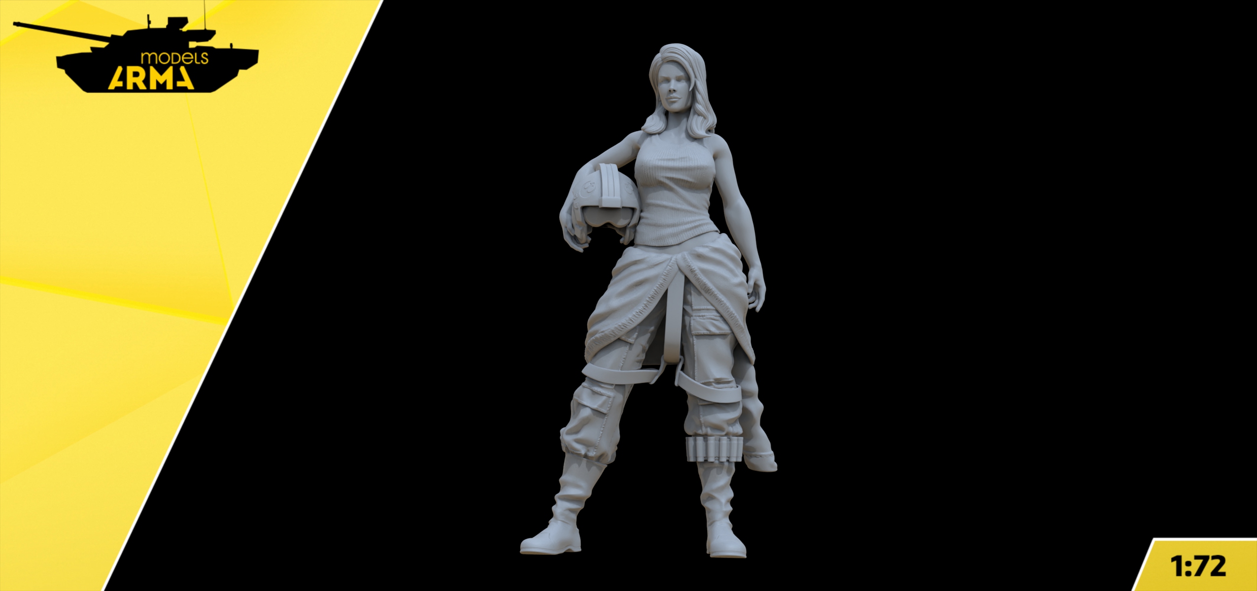AM72466 Фигура летчица повстанца Arma Models