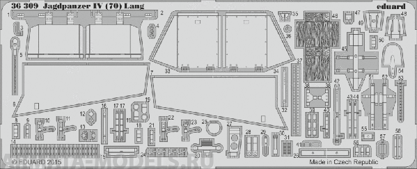 36309ED  Jagdpanzer IV (70) Lang for Tamiya 1/35 36309ED  Jagdpanzer IV (70) Lang for Tamiya 1/35