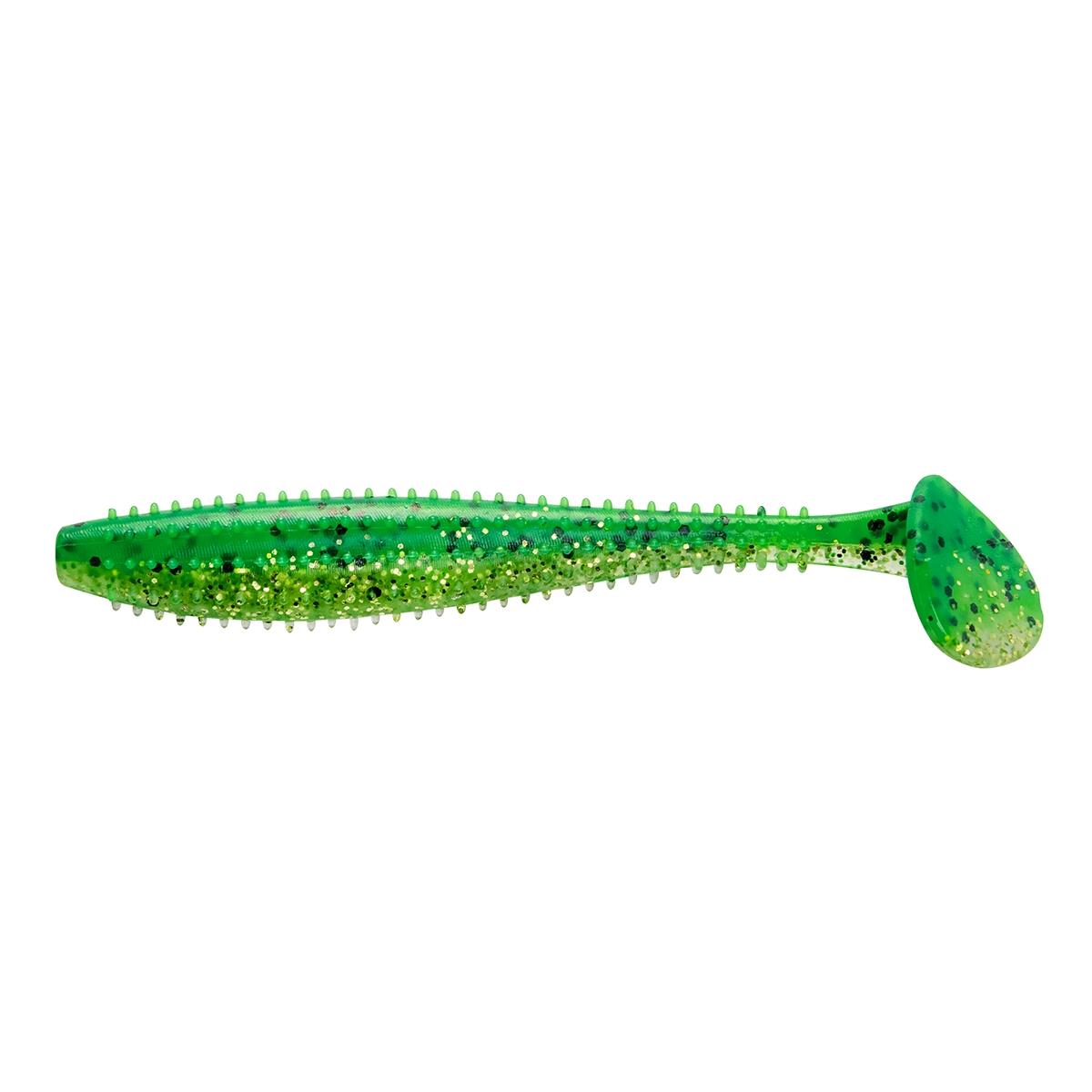 Виброхвост Shaggy 5,12"/13 см Green Peas  5шт. (HS-18-051) Helios Виброхвост Shaggy 5,12"/13 см Green Peas  5шт. (HS-18-051) Helios