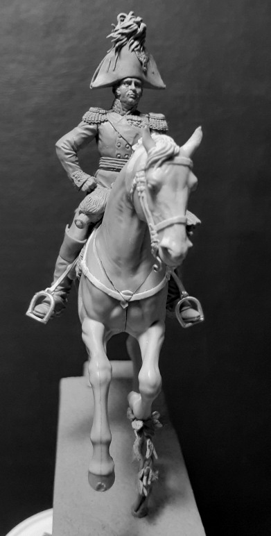 CHM-54237. Российский император Александр I, 1814 г. 54 мм. Материал - смола. Chronos Miniatures