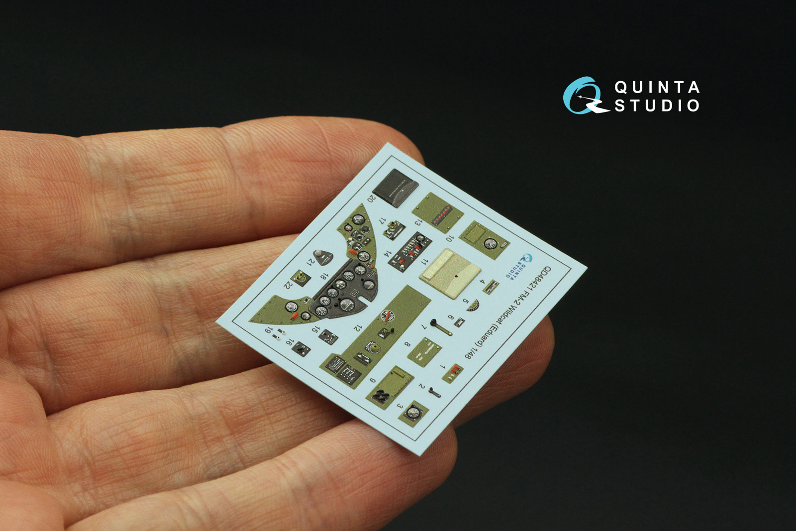 QD48421 3D Декаль интерьера кабины FM-2 Wildcat (Eduard)