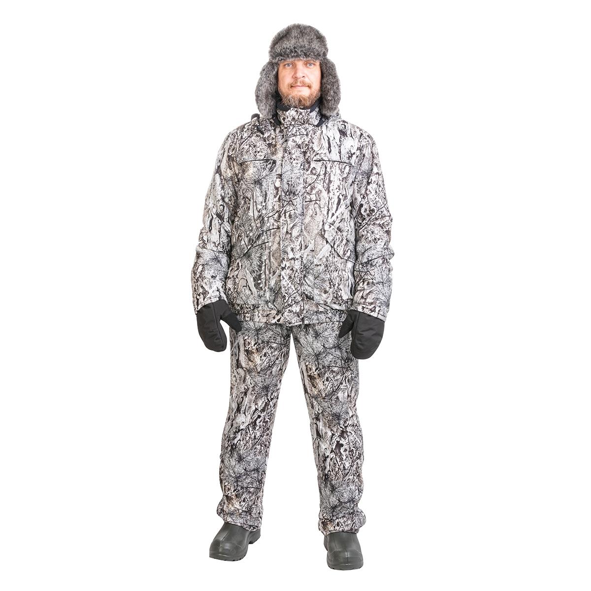 Костюм охотника зимний Салаир Комфорт, цв.Сосна, Алова р.60-62/182-188 Helios