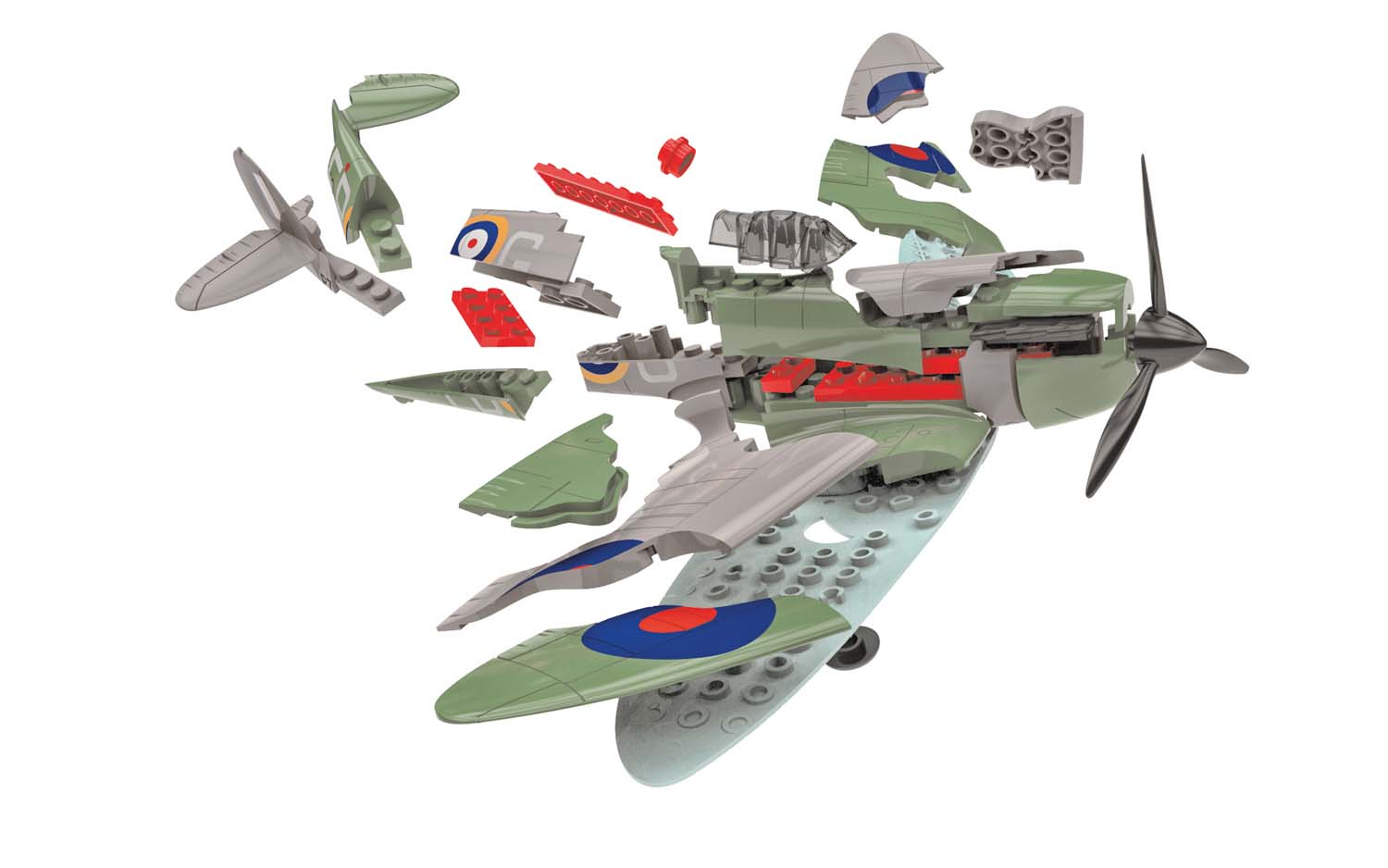 J6045 Сборная модель самолета QUICKBUILD D-Day Spitfire J6045 Сборная модель самолета QUICKBUILD D-Day Spitfire