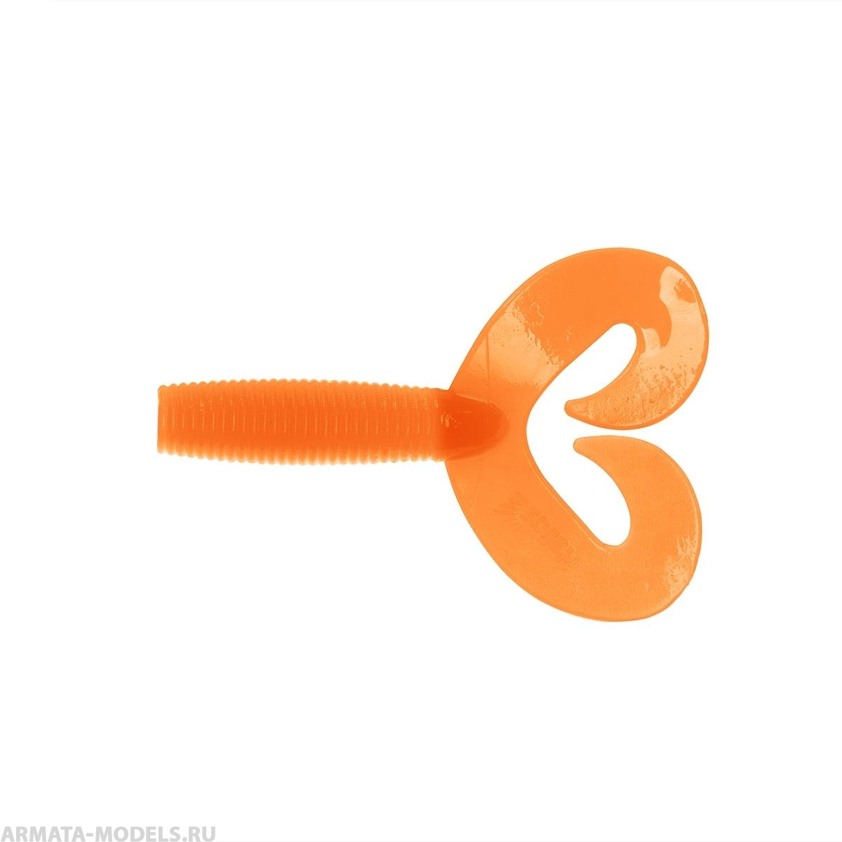 Твистер Credo Double Tail 3,54"/9 см Orange 5шт. (HS-28-024) Helios Твистер Credo Double Tail 3,54"/9 см Orange 5шт. (HS-28-024) Helios