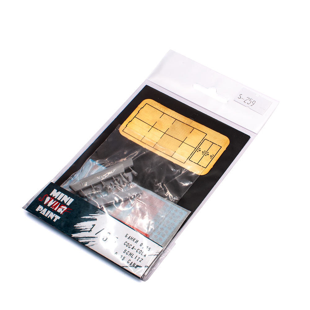 S259MWP Schlitz + Coca-Cola банки 0,35ml 1960-1970 , размер М