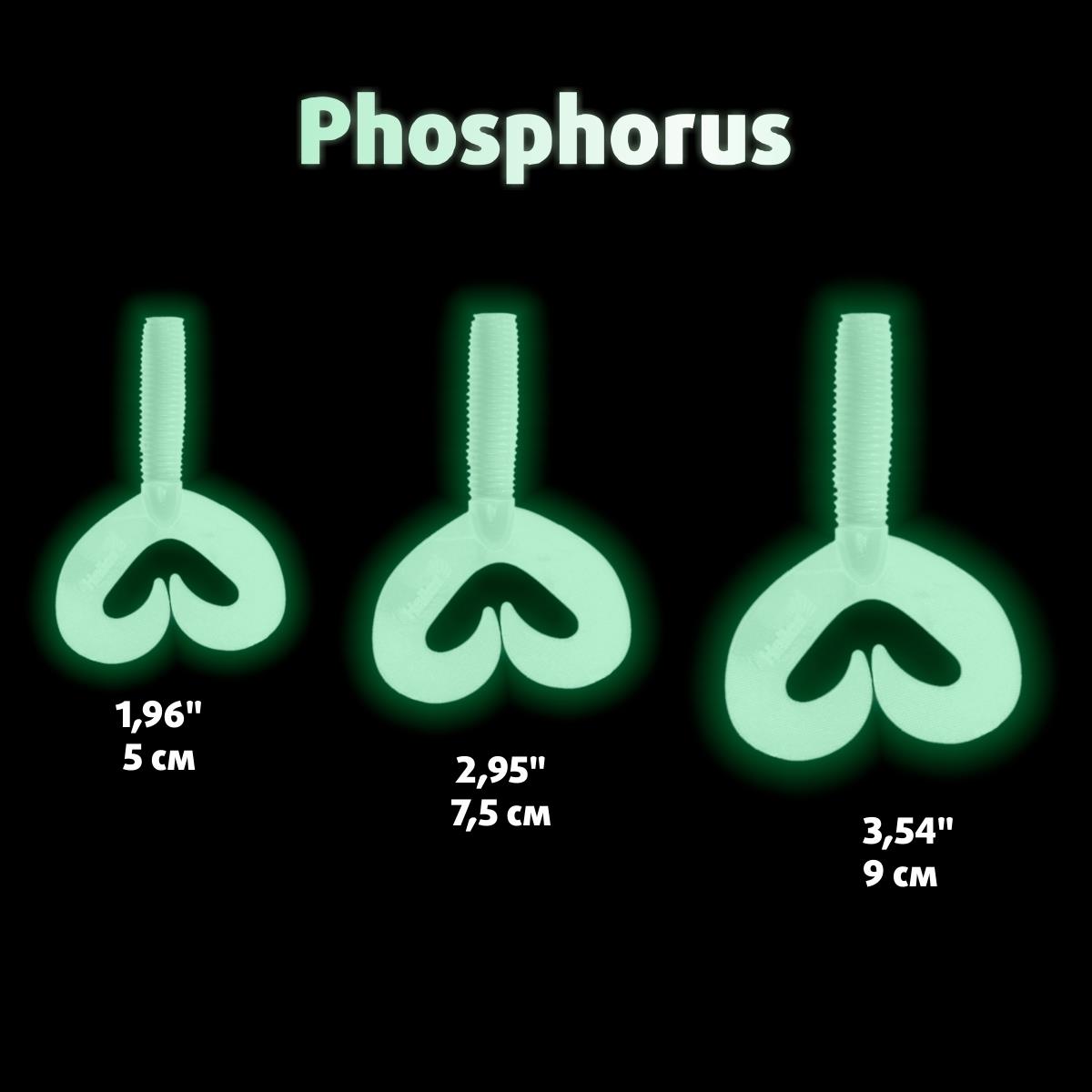 Твистер Credo Double Tail 2,95"/7,5 см Phosphorus 7шт. (HS-12-041) Helios Твистер Credo Double Tail 2,95"/7,5 см Phosphorus 7шт. (HS-12-041) Helios