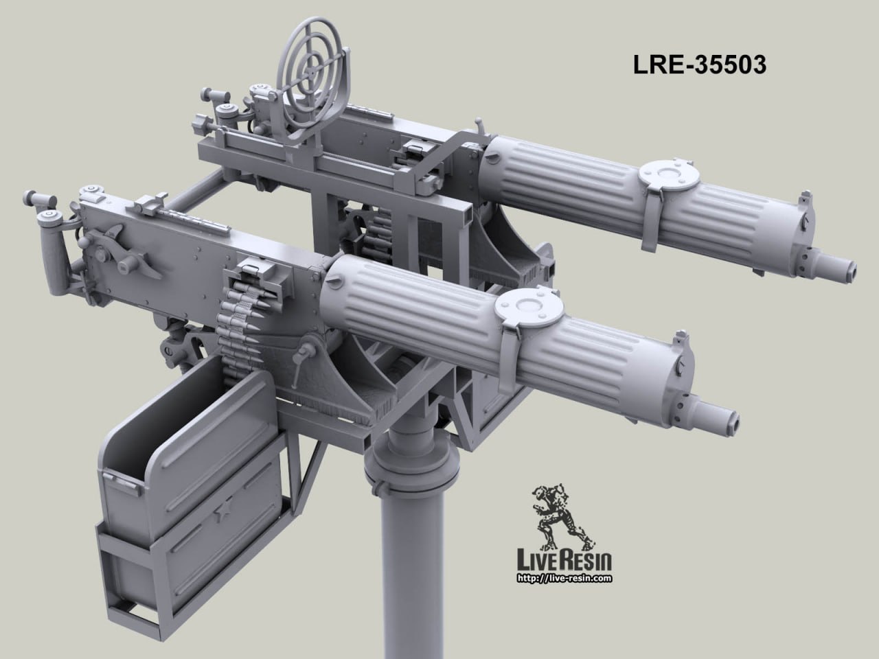 LRE35504 МОГ - спаренная пулеметная установка в кузов грузовика (Не для свободной продажи) Live Resin