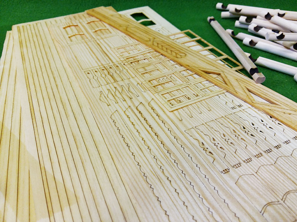 3503 сборная деревянная модель Деревенская изба СВ Модель