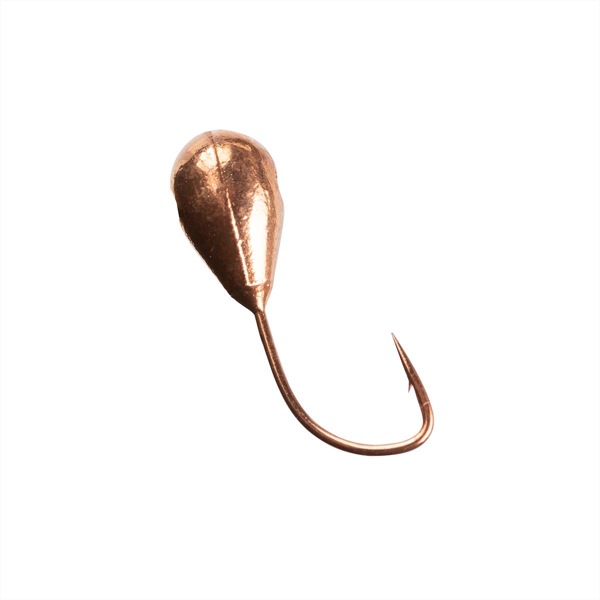 Мормышка вольф Капля с отв 3мм 0,30гр Cu (MW-1230-Cu) Helios( цена указана за упаковку, в количестве 10шт.)