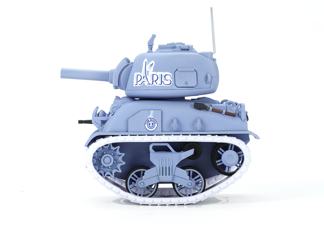 WWV-005 Сборная модель Мировая война, мультипликационная серия. Шерман, стрела Париж Meng