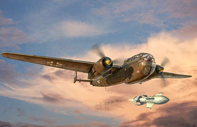 1488ИТ Самолет DORNIER DO-217 K-1/K-2 с FRITZ X Italeri 1488ИТ Самолет DORNIER DO-217 K-1/K-2 с FRITZ X Italeri