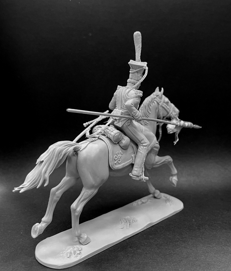 CHM-54304. Рядовой армейских уланских полков, Россия 1812-14 гг. 54 мм. Материал - смола. Chronos Miniatures