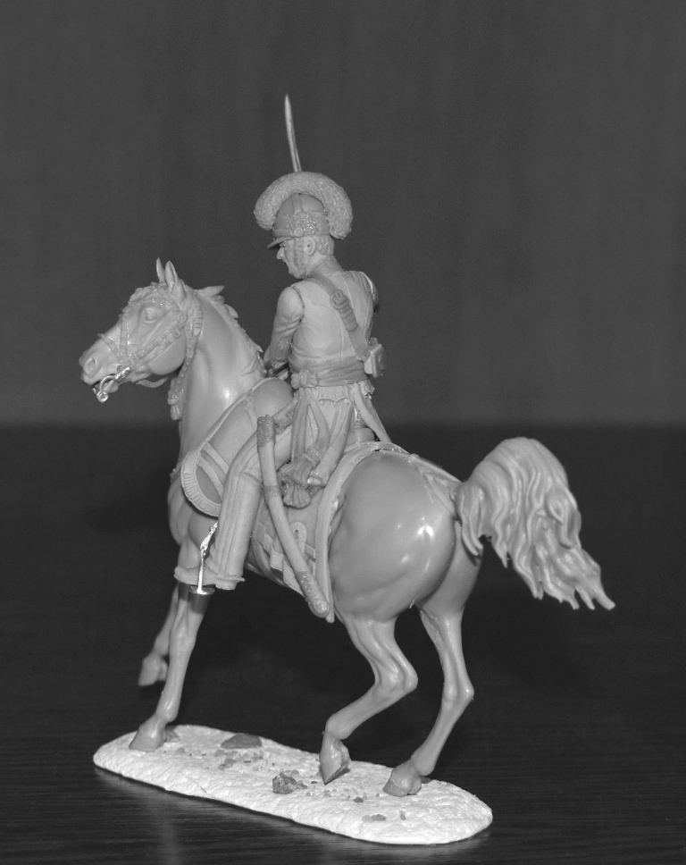 CHM-54334. Офицер драгунских полков, Дания 1812-15 гг. 54 мм. Материал - смола. Chronos Miniatures