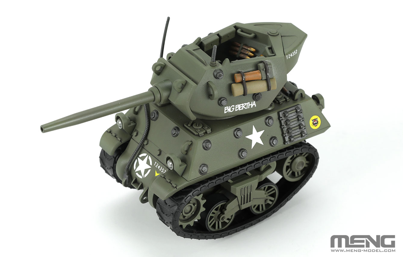 WWT-020 Сборная модель World War Toons M10 Wolverine U.S. Tank Destroyer Meng