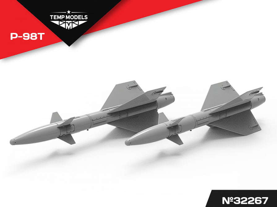 32267 УПРАВЛЯЕМАЯ РАКЕТА Р-98Т АМ 1/32 Temp Models