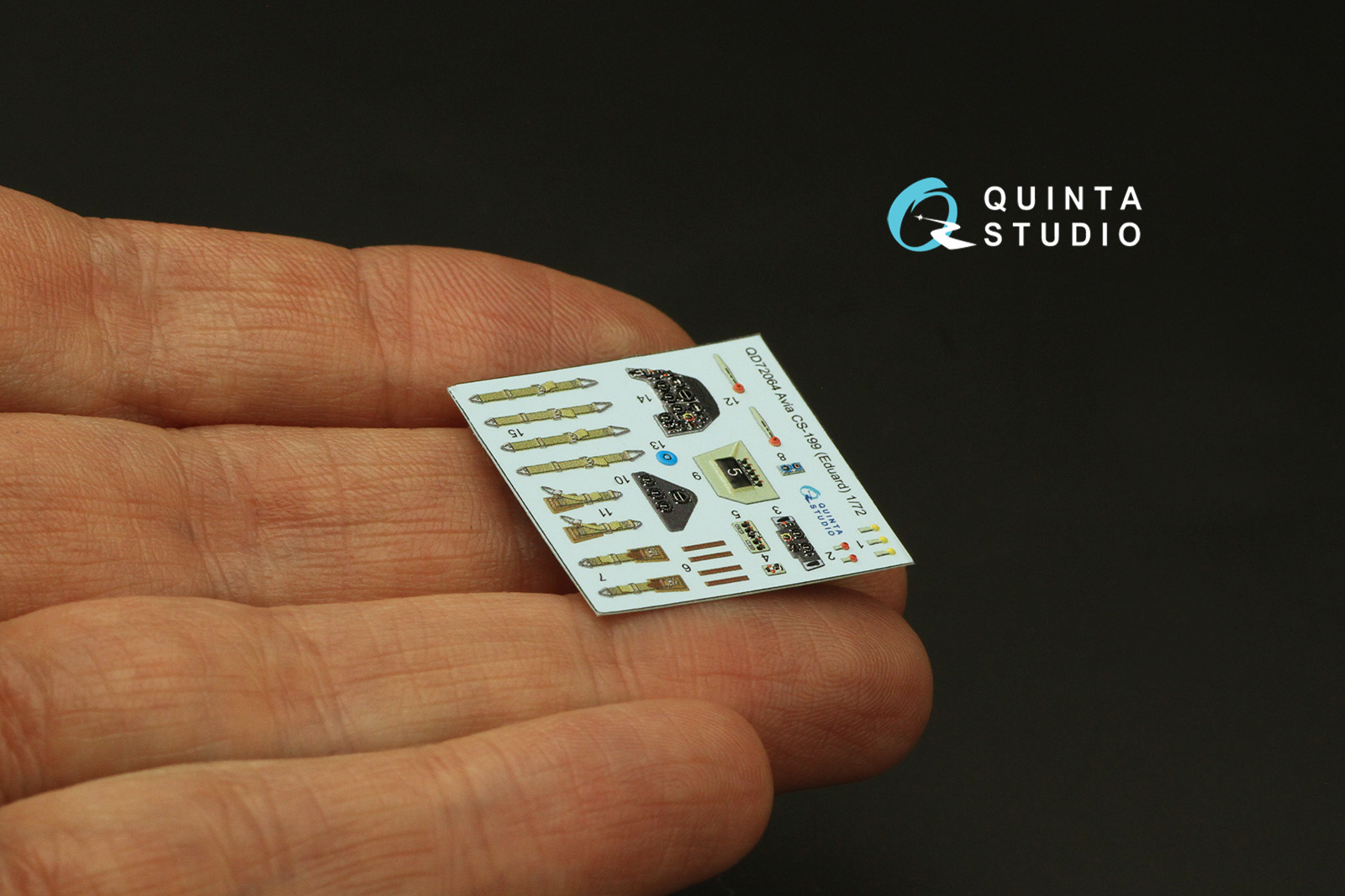 QD72064 3D Декаль интерьера кабины Avia CS-199 (Eduard)