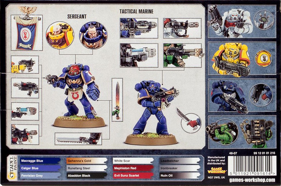 48-07 Набор Космодесант. Тактическое Отделение (Space Marine Tactical Squad) (2021) 48-07 Набор Космодесант. Тактическое Отделение (Space Marine Tactical Squad) (2021)