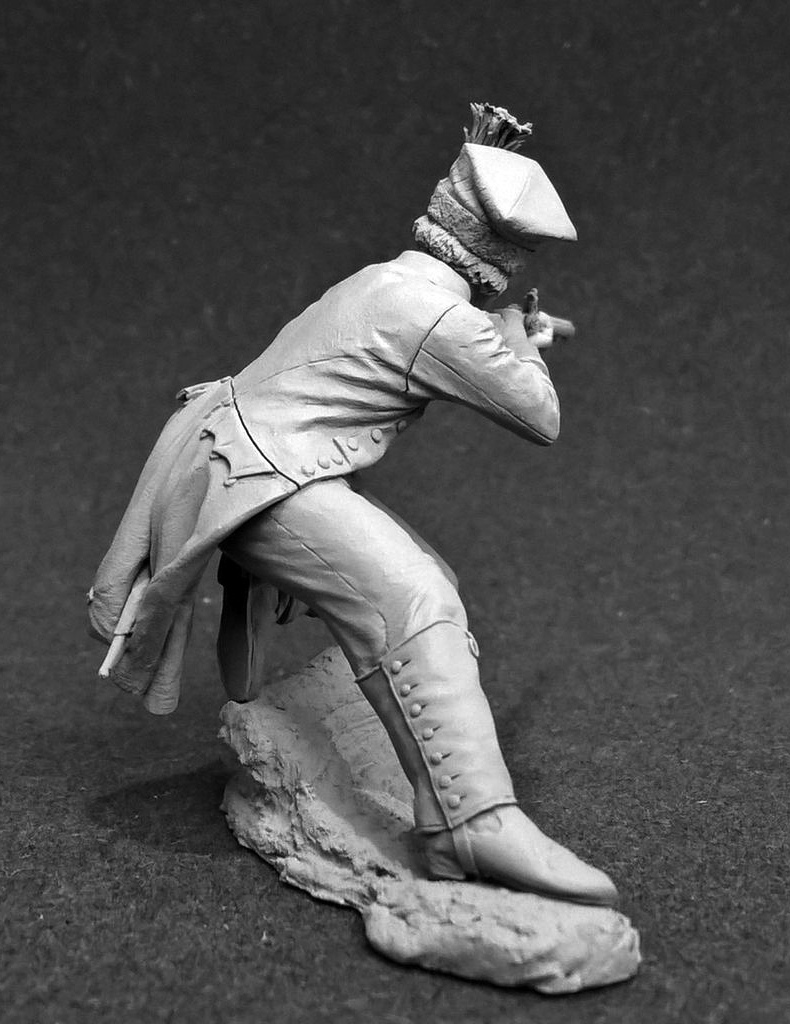 CHM-54310(M). Капрал егерской команды Лейб-Гвардии Семеновского полка, Россия 1788-96 гг. Материал - белый металл. Chronos Miniatures