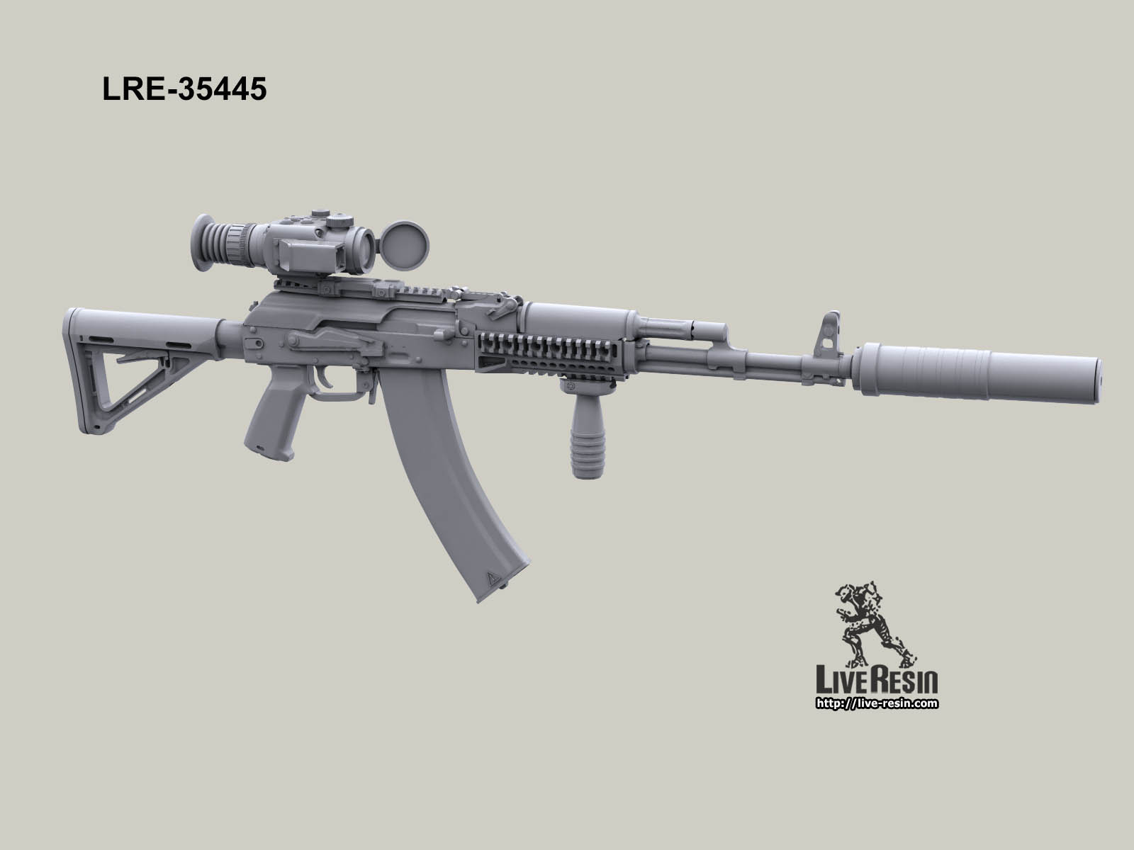 LRE35445 Российское современное штурмовое оружие - автоматы, набор - 6, 6 шт Live Resin