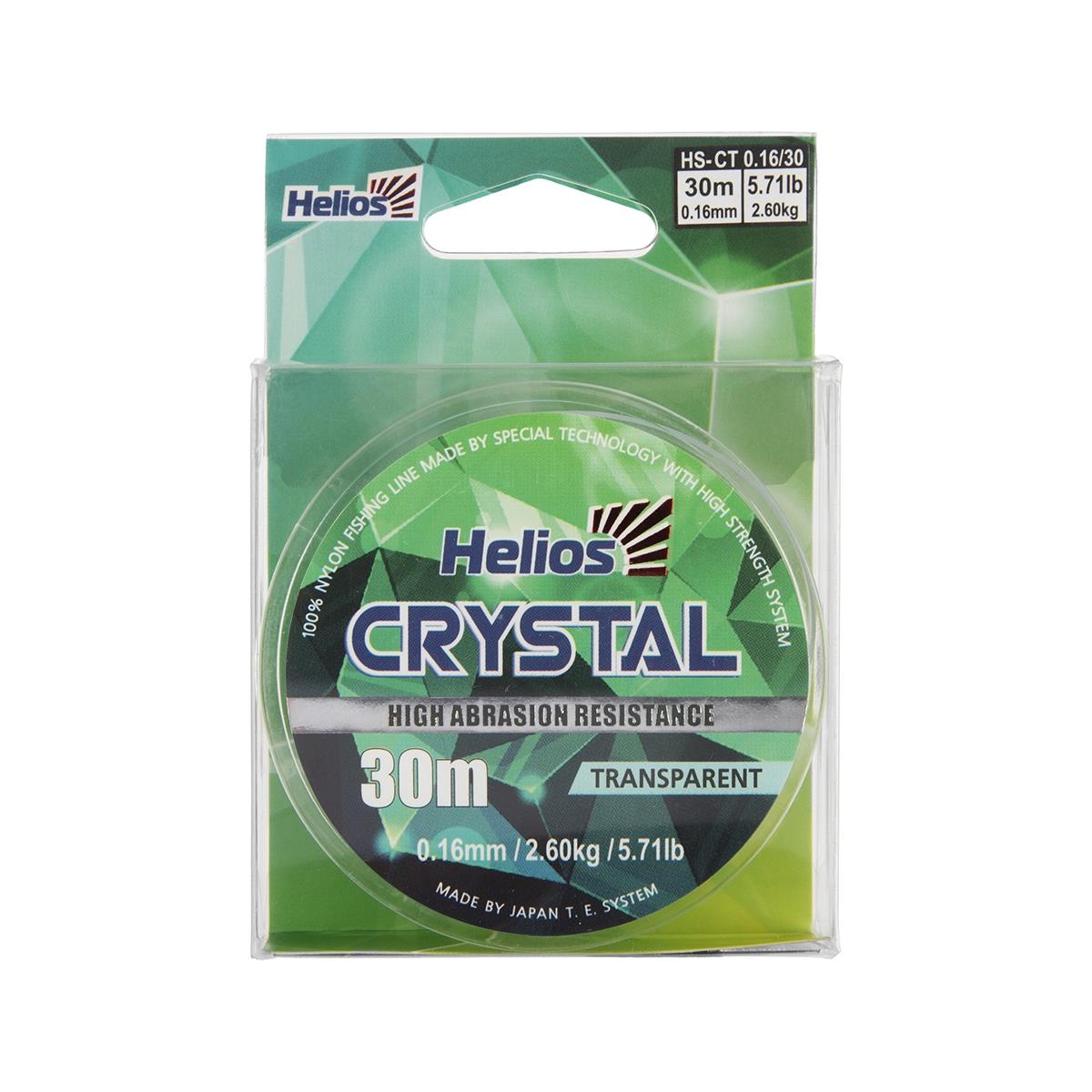 Леска CRYSTAL Nylon Transparent 0,16mm/30 (HS-CT 0,16/30) Helios