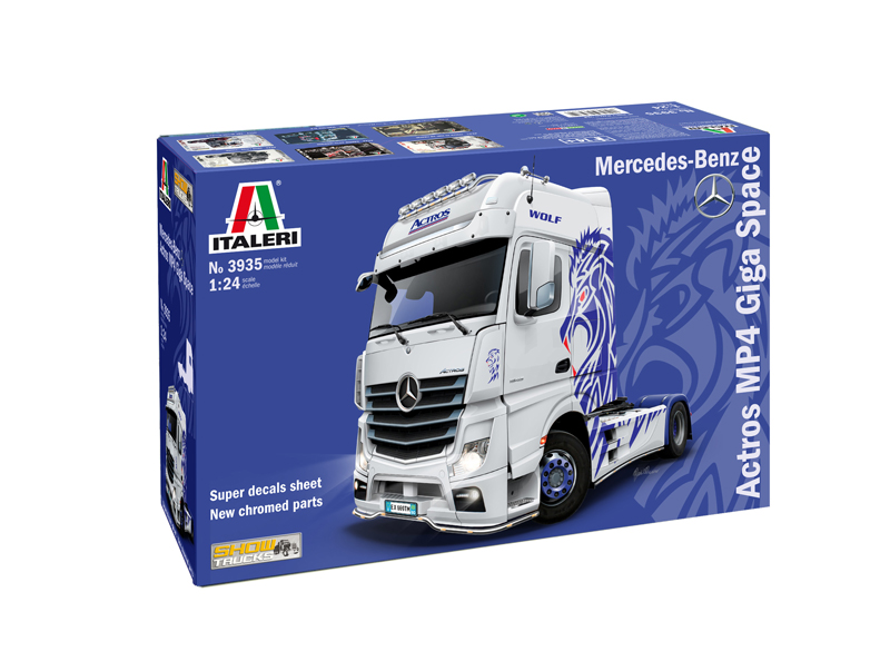 3935ИТ Грузовик ACTROS MP4 GIGA SPACE Show Italeri 3935ИТ Грузовик ACTROS MP4 GIGA SPACE Show Italeri