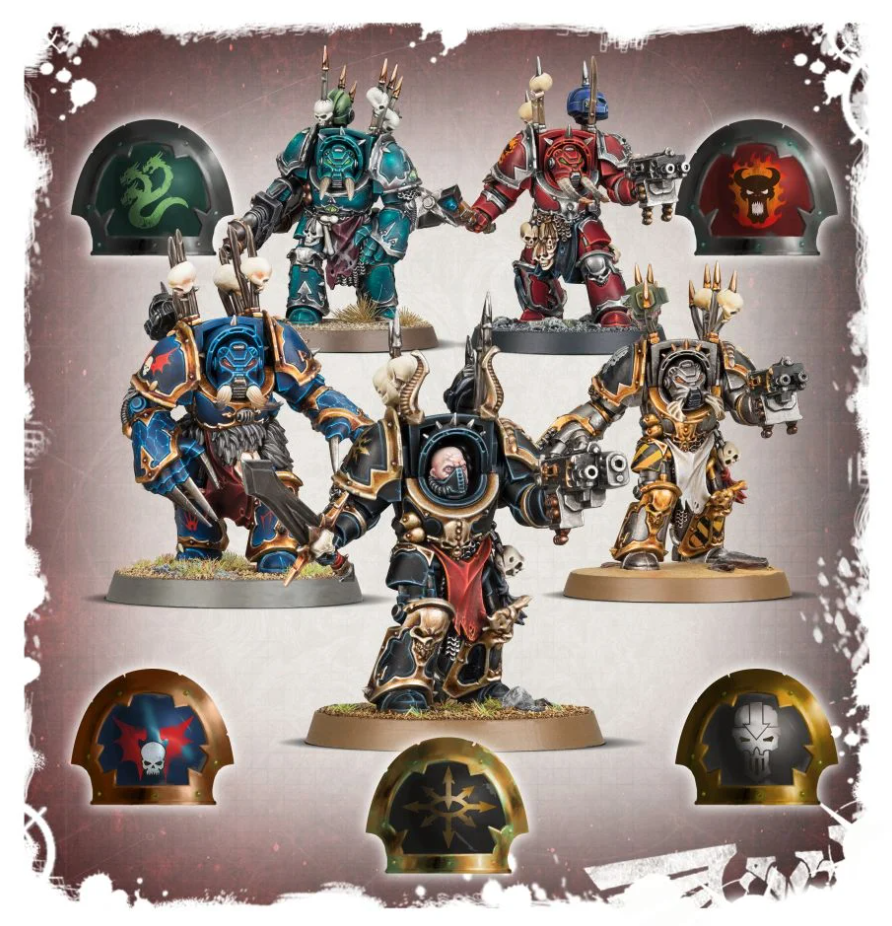 43-19GW Набор Космодесант Хаоса: Терминаторы (Chaos Space Marines Terminators) 43-19GW Набор Космодесант Хаоса: Терминаторы (Chaos Space Marines Terminators)