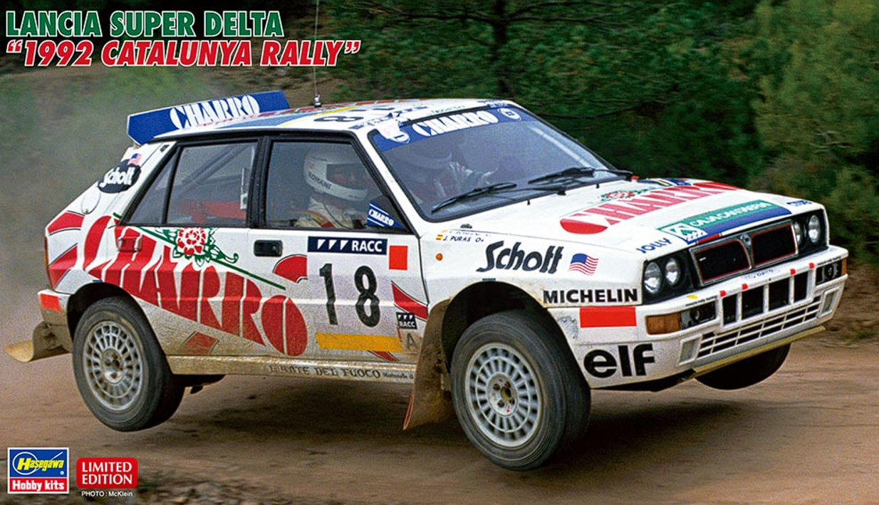 20601-Автомобиль LANCIA SUPER DELTA '1992 CATALUNYA RALLY' (Limited Edition) Hasegawa