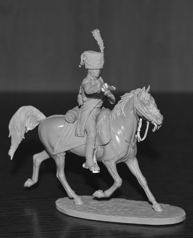 CHM-54380. Офицер гидов маршала Понятовского, Герцогство Варшавское, 1810-13 гг. 54 мм. Материал - смола. Chronos Miniatures