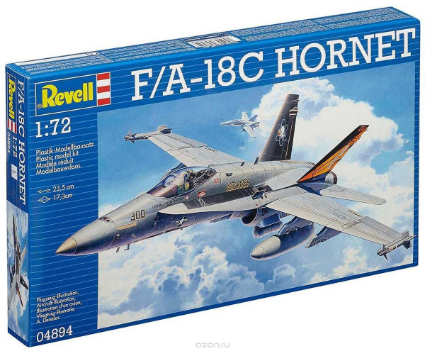 04894 Истребитель Макдоннел-Дуглас F/A-18C Hornet Revell 04894 Истребитель Макдоннел-Дуглас F/A-18C Hornet Revell