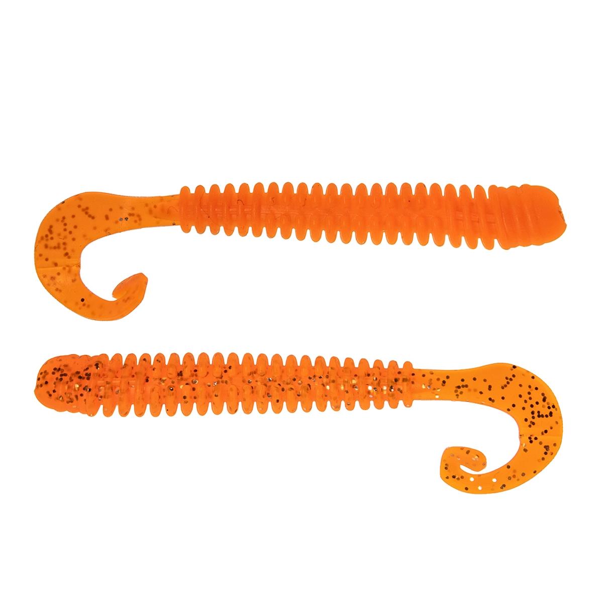 Твистер Credo Long Body 2,95"/7,5 см Orange & Sparkles 12шт. (HS-9-022) Helios Твистер Credo Long Body 2,95"/7,5 см Orange & Sparkles 12шт. (HS-9-022) Helios