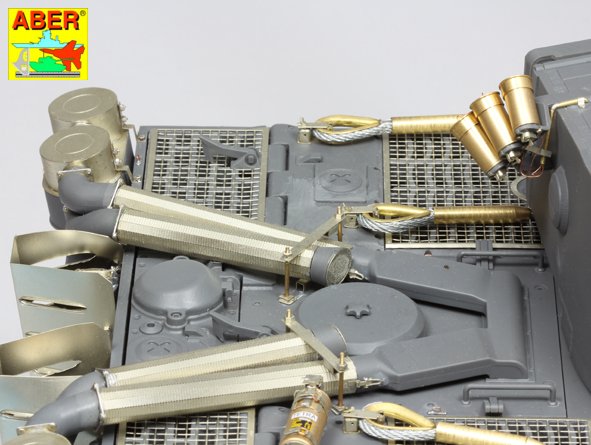 ABR-16-K02  Дополнения для  Pz.Kpfw. VI Ausf.E (Sd.Kfz.181) Tiger I – s.PzAbt. 501 in Tunisia для Tamiya 1/16