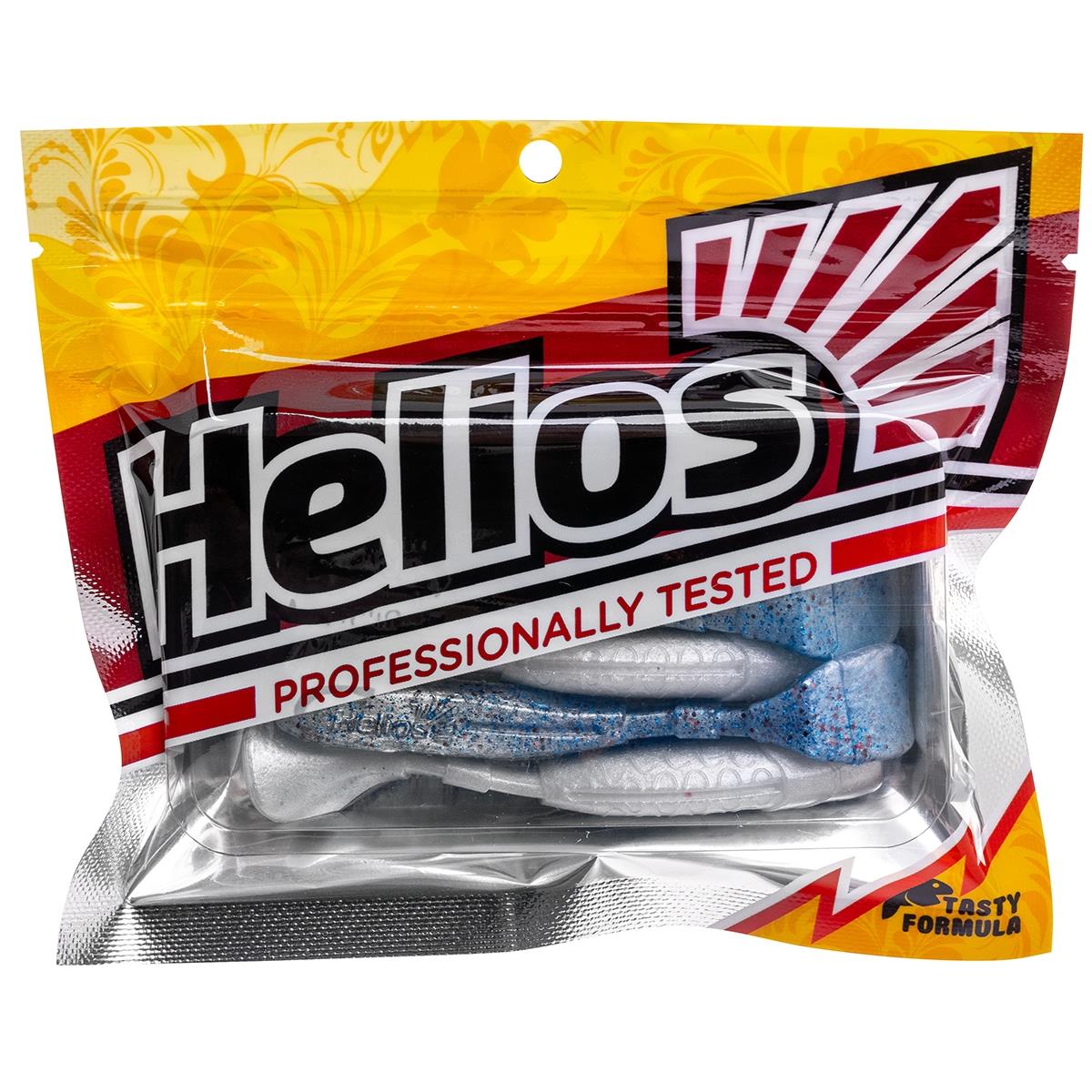 Виброхвост Chubby 3,55"/9 см Blue Fish 5шт. (HS-4-052) Helios