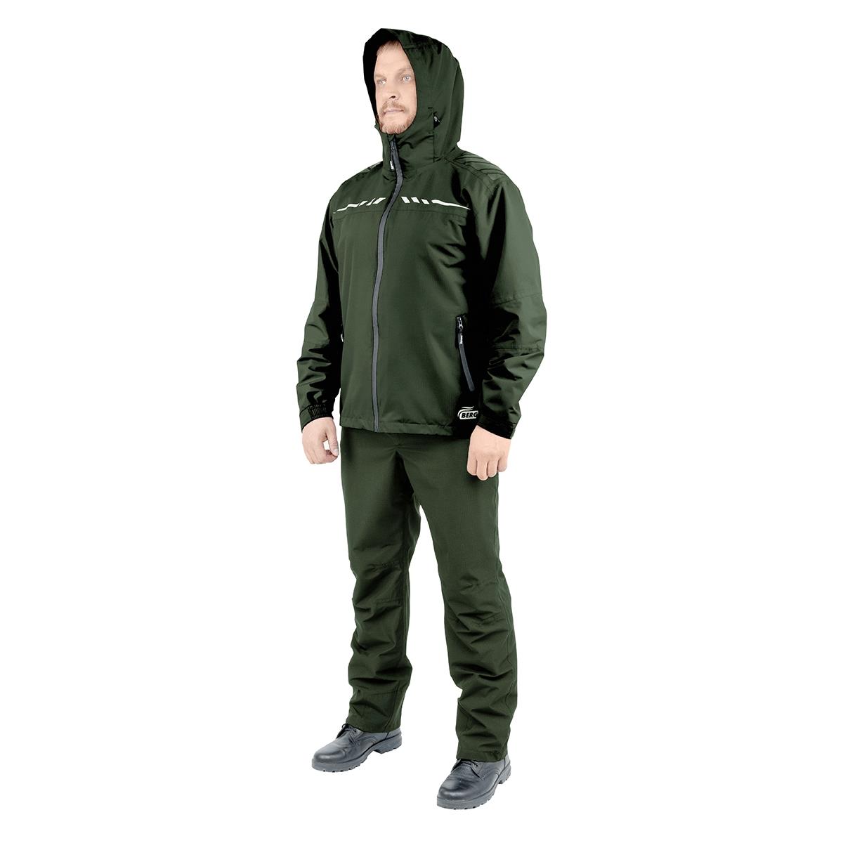 Костюм мембранный BERG хаки 5/5К р.2XL (T-KSB-2XL-54/176-G) Helios