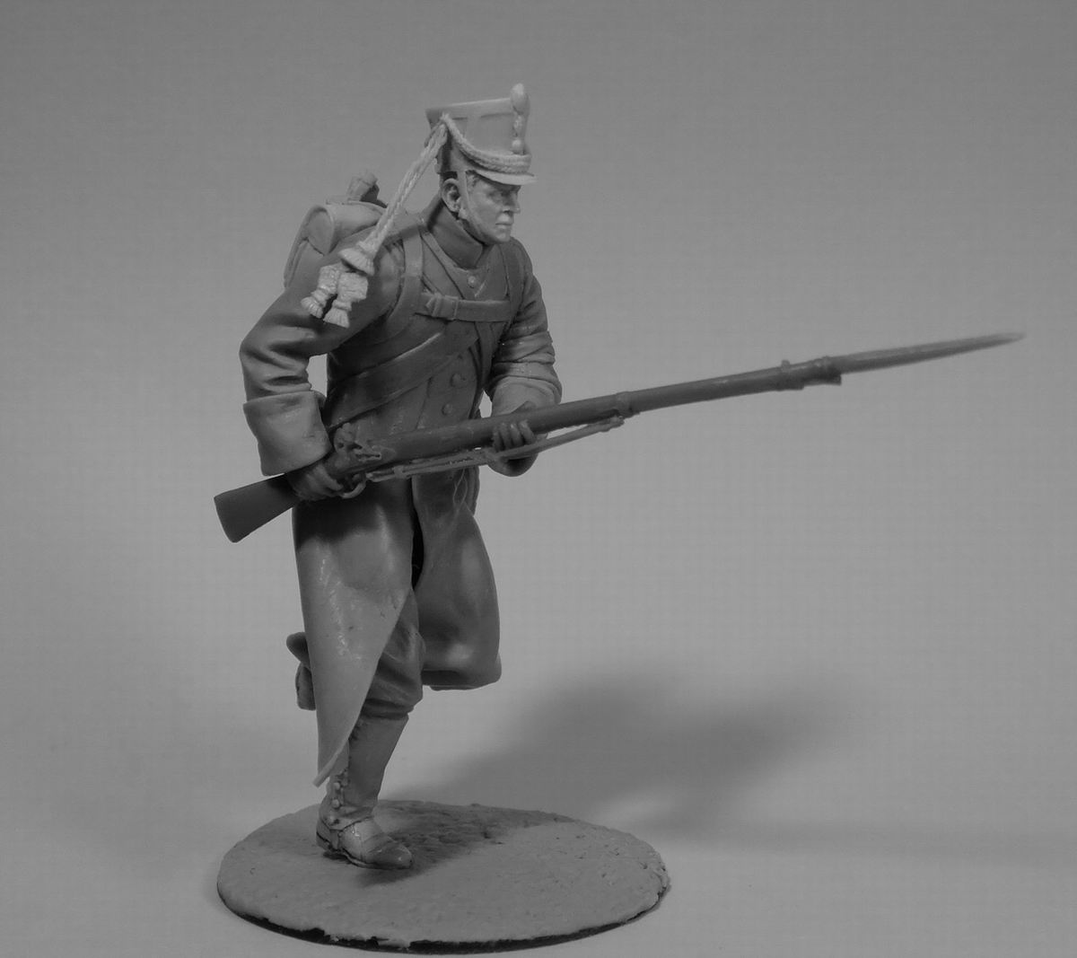 CHM-54032. Егерь 19-го полка, Россия 1812-14 гг. 54 мм. Материал - смола. Chronos Miniatures