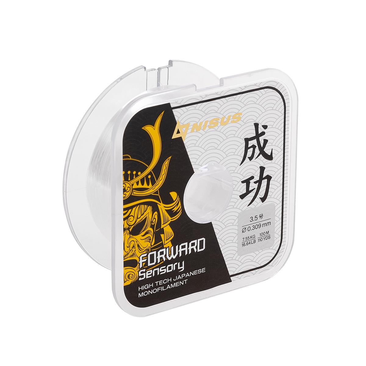 Леска FORWARD Sensory 0,309mm/100m Nylon Transparent (N-FS-0309-100) Nisus( цена указана за упаковку, в количестве 10шт.)