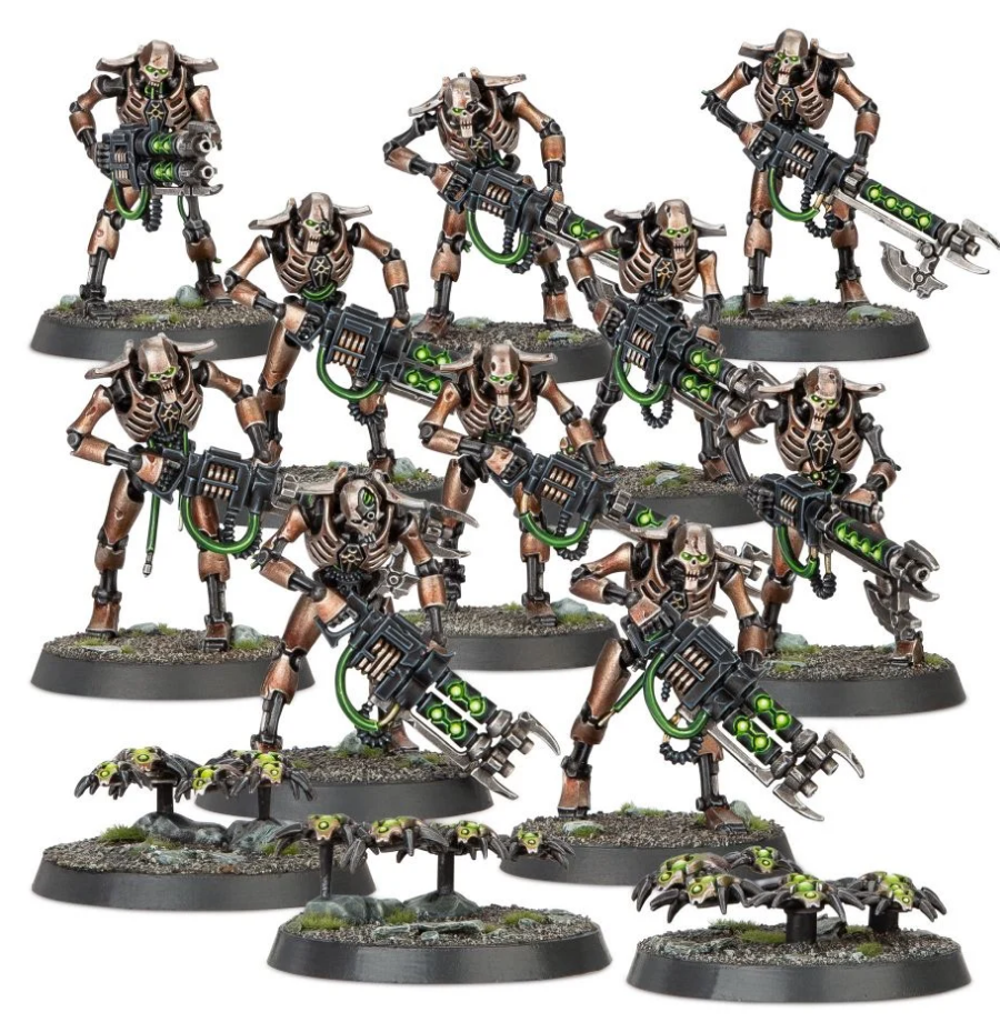 49-06GW Набор Некроны. Воины с Каноптековыми Скарабеями (Necrons. Warriors with Canoptek Scarabs) 49-06GW Набор Некроны. Воины с Каноптековыми Скарабеями (Necrons. Warriors with Canoptek Scarabs)